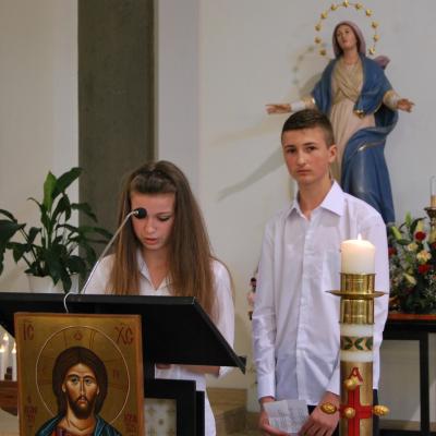 1 iunie: Ladispoli: Primirea sacramentului Mirului