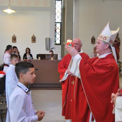 1 iunie: Ladispoli: Primirea sacramentului Mirului