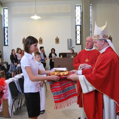 1 iunie: Ladispoli: Primirea sacramentului Mirului