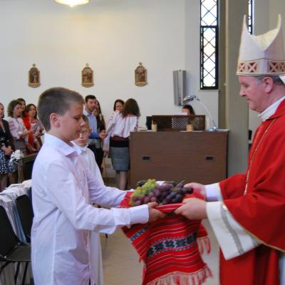 1 iunie: Ladispoli: Primirea sacramentului Mirului