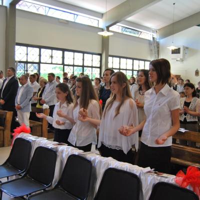 1 iunie: Ladispoli: Primirea sacramentului Mirului