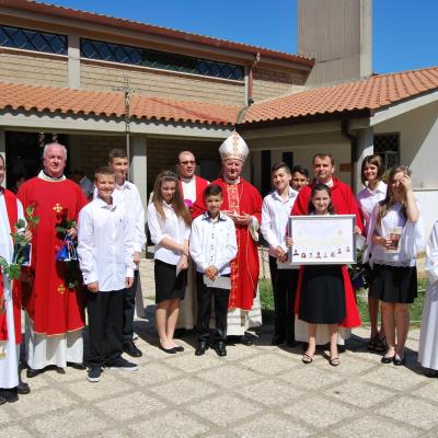 1 iunie: Ladispoli: Primirea sacramentului Mirului