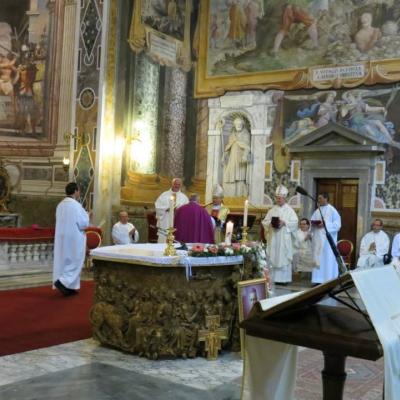 1 iunie: Roma: Oaspeţi de seamă la românii catolici din Parohia "San Vitale"