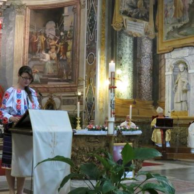 1 iunie: Roma: Oaspeţi de seamă la românii catolici din Parohia "San Vitale"