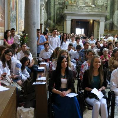 1 iunie: Roma: Oaspeţi de seamă la românii catolici din Parohia "San Vitale"