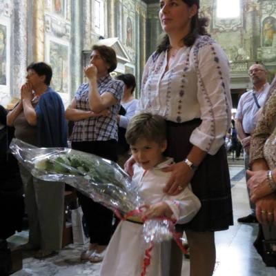 1 iunie: Roma: Oaspeţi de seamă la românii catolici din Parohia "San Vitale"