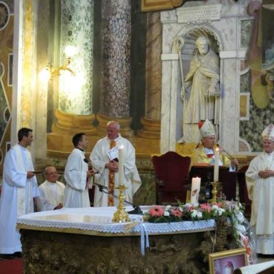 1 iunie: Roma: Oaspeţi de seamă la românii catolici din Parohia "San Vitale"