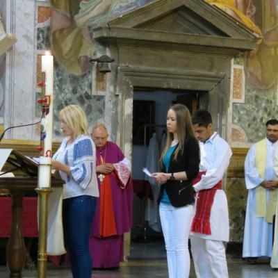 1 iunie: Roma: Oaspeţi de seamă la românii catolici din Parohia "San Vitale"