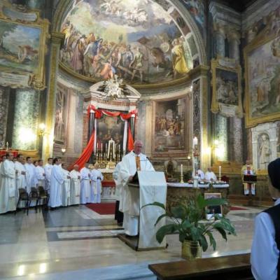 1 iunie: Roma: Oaspeţi de seamă la românii catolici din Parohia "San Vitale"