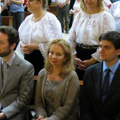 1 iunie: Roma: Oaspeţi de seamă la românii catolici din Parohia "San Vitale"