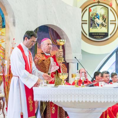 8 iunie: Iaşi: Administrarea Mirului în Parohia "Sfânta Tereza"