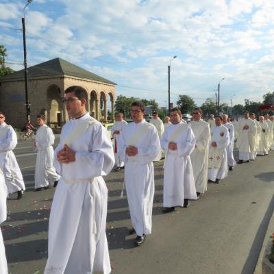 22 iunie: Iaşi: Liturghie şi procesiune euharistică de Corpus Domini