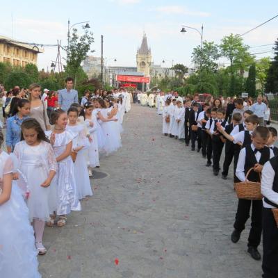 22 iunie: Iaşi: Liturghie şi procesiune euharistică de Corpus Domini