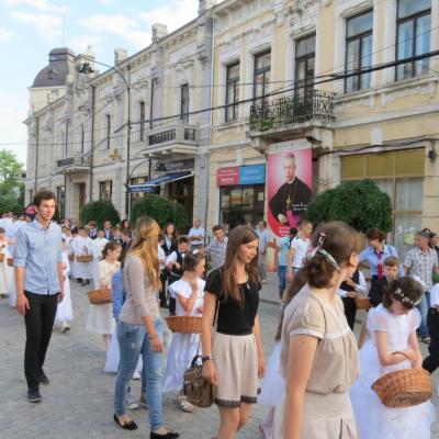 22 iunie: Iaşi: Liturghie şi procesiune euharistică de Corpus Domini