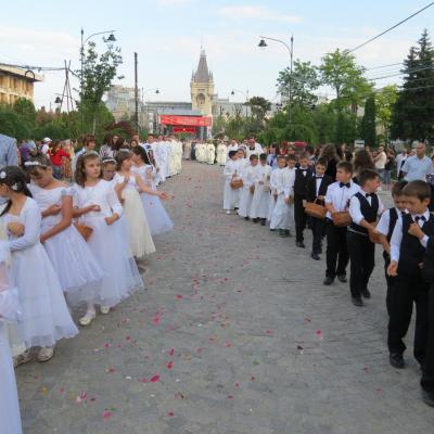 22 iunie: Iaşi: Liturghie şi procesiune cu ocazia sărbătorii Trupul şi Sângele Domnului
