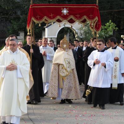22 iunie: Iaşi: Liturghie şi procesiune cu ocazia sărbătorii Trupul şi Sângele Domnului