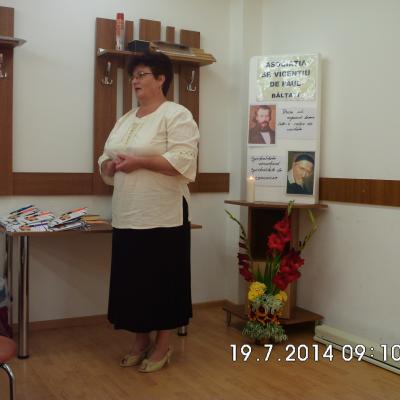 Bucureşti (12-13 iulie) şi Bălţaţi (19-20 iulie 2014): Sesiunea de formare "Spiritualitatea vincentiana, spiritualitate de comuniune"