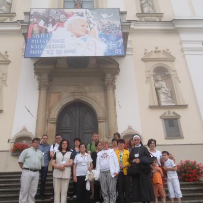 28 iulie - 3 august: Profesori de religie din Dieceza de Iaşi pelerini pe urmele sfântului Ioan Paul al II-lea în Polonia