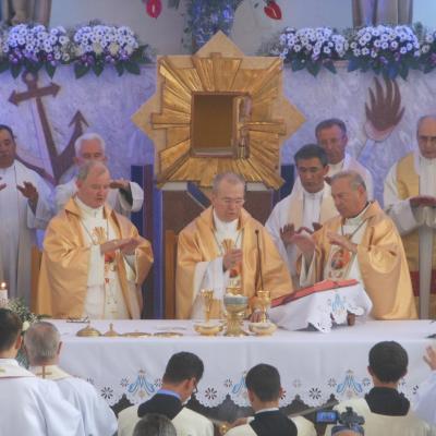 9 august: Satu Nou: Sfinţirea bisericii "Maica Îndurerată"