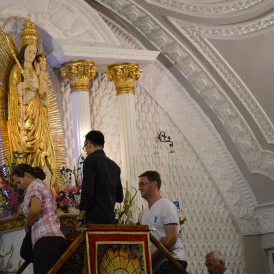 14 august: Bacău - Baraţi: "Drumul către Mama noastră cerească nu e niciodată prea lung"