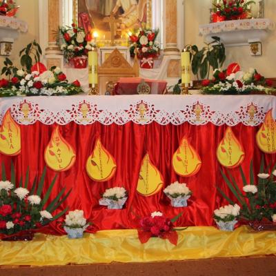 24 august: Barticeşti: Administrarea sacramentului sfântului Mir