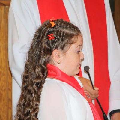 24 august: Barticeşti: Administrarea sacramentului sfântului Mir