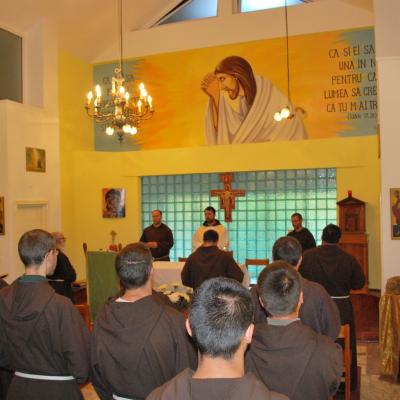 14-19 septembrie: Oneşti: Exerciţii spirituale şi profesiune solemnă la fraţii capucini