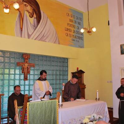 14-19 septembrie: Oneşti: Exerciţii spirituale şi profesiune solemnă la fraţii capucini