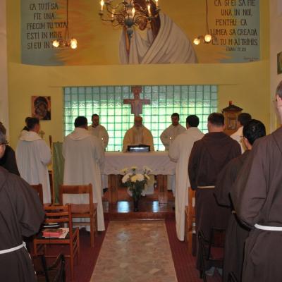 14-19 septembrie: Oneşti: Exerciţii spirituale şi profesiune solemnă la fraţii capucini