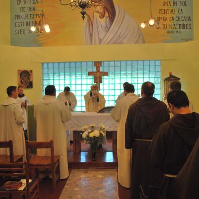 14-19 septembrie: Oneşti: Exerciţii spirituale şi profesiune solemnă la fraţii capucini