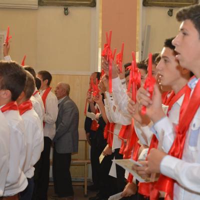 28 septembrie: Răducăneni: Administrarea Mirului. Foto: Ovidiu Bişog