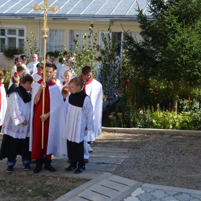 29 septembrie: Satu Nou (BC): PS Aurel Percă la inaugurarea bisericii noi