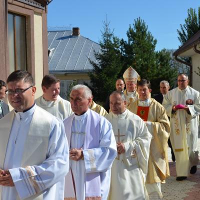 29 septembrie: Satu Nou (BC): PS Aurel Percă la inaugurarea bisericii noi