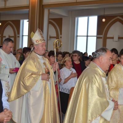 29 septembrie: Satu Nou (BC): PS Aurel Percă la inaugurarea bisericii noi