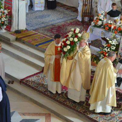 29 septembrie: Satu Nou (BC): PS Aurel Percă la inaugurarea bisericii noi