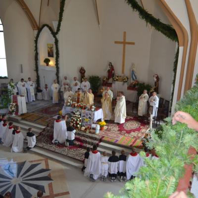 29 septembrie: Satu Nou (BC): PS Aurel Percă la inaugurarea bisericii noi