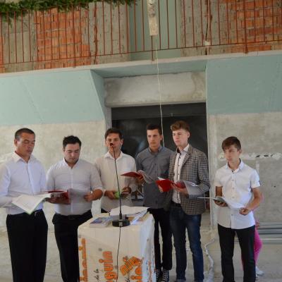 29 septembrie: Satu Nou (BC): PS Aurel Percă la inaugurarea bisericii noi