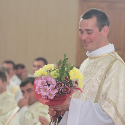 4 octombrie: Roman: Sfinţire de diaconi la Institutul Teologic Franciscan. Foto: Marius Blaj