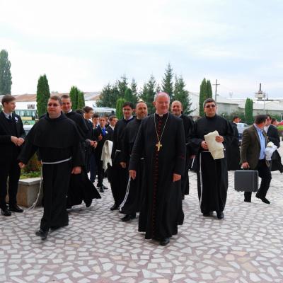 4 octombrie: Roman: Sfinţire de diaconi la Institutul Teologic Franciscan. Foto: Emilian Lupu