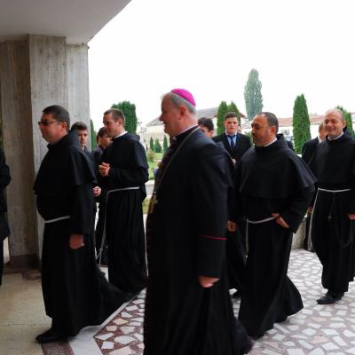 4 octombrie: Roman: Sfinţire de diaconi la Institutul Teologic Franciscan. Foto: Emilian Lupu