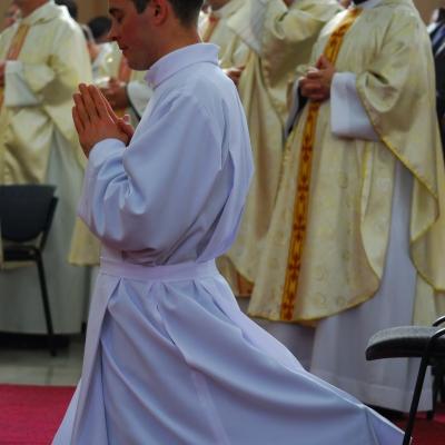 4 octombrie: Roman: Sfinţire de diaconi la Institutul Teologic Franciscan. Foto: Emilian Lupu