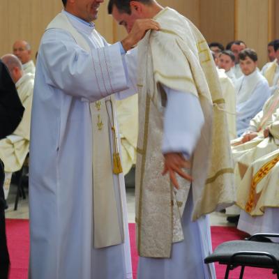 4 octombrie: Roman: Sfinţire de diaconi la Institutul Teologic Franciscan. Foto: Emilian Lupu