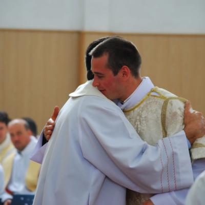 4 octombrie: Roman: Sfinţire de diaconi la Institutul Teologic Franciscan. Foto: Emilian Lupu