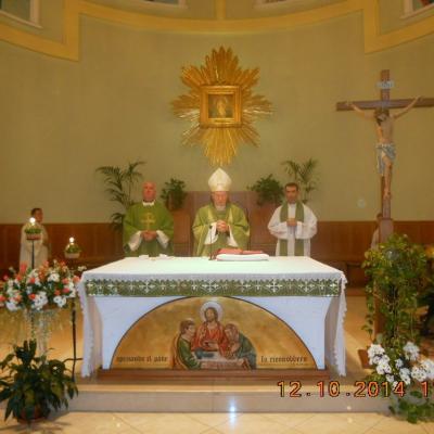 12 octombrie: Roma: ÎPS Ioan Robu în vizită la comunitatea romano-catolică română. Casilina
