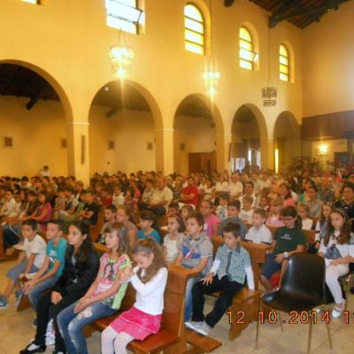 12 octombrie: Roma: ÎPS Ioan Robu în vizită la comunitatea romano-catolică română. Casilina