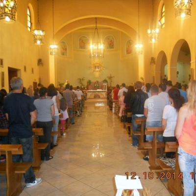12 octombrie: Roma: ÎPS Ioan Robu în vizită la comunitatea romano-catolică română. Casilina