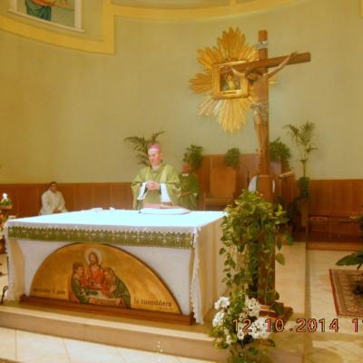 12 octombrie: Roma: ÎPS Ioan Robu în vizită la comunitatea romano-catolică română. Casilina