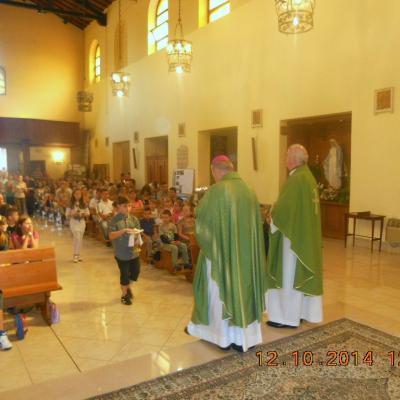 12 octombrie: Roma: ÎPS Ioan Robu în vizită la comunitatea romano-catolică română. Casilina