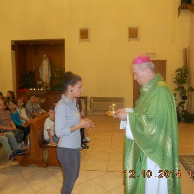 12 octombrie: Roma: ÎPS Ioan Robu în vizită la comunitatea romano-catolică română. Casilina