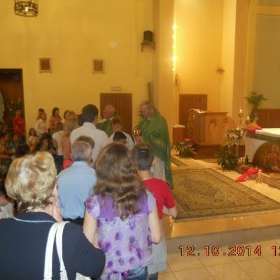 12 octombrie: Roma: ÎPS Ioan Robu în vizită la comunitatea romano-catolică română. Casilina